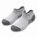 Calze corte 35-38 in tessuto a maglia grigio chiaro per uso quotidiano elastiche