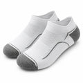 Calze corte 39-42 in tessuto bianco/grigio con zone traspiranti per uso quotidiano