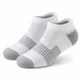 Calze sportive alla caviglia 39-42 in tessuto a maglia bianco/grigio traspiranti