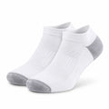 Calze sportive alla caviglia 43-46 in tessuto a maglia bianco e grigio