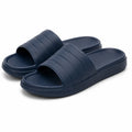 Ciabatte 36/37 in materiale sintetico blu navy - fascia larga per piscina e casa