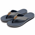 Infradito 38/39 in tessuto grigio e suola blu stile casual